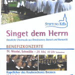 Bremer Knabenchor gastiert am 29. Mai in der Stadtkirche