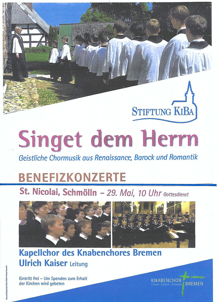 29. Mai 2023 - Bremer Knabenchor - Kirchbauverein St. Nicolai